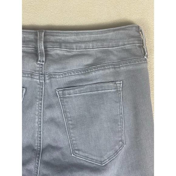 Athleta Womens 8 Skinny Jeans Mid Rise Stretch Zipper Fly Athletic Fit Gray - Picture 9 of 11